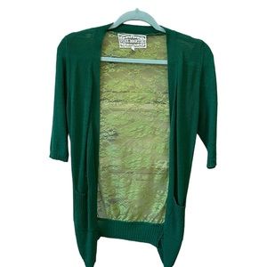 Woman’s Green Cardigan